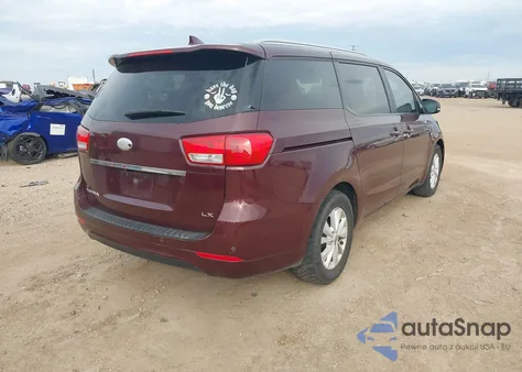 2017 Kia Sedona Lx from USA, damaged, VIN KNDMB5C12H6253956
